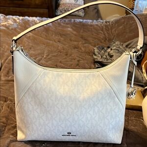 Michael Kors White Shoulder Bag